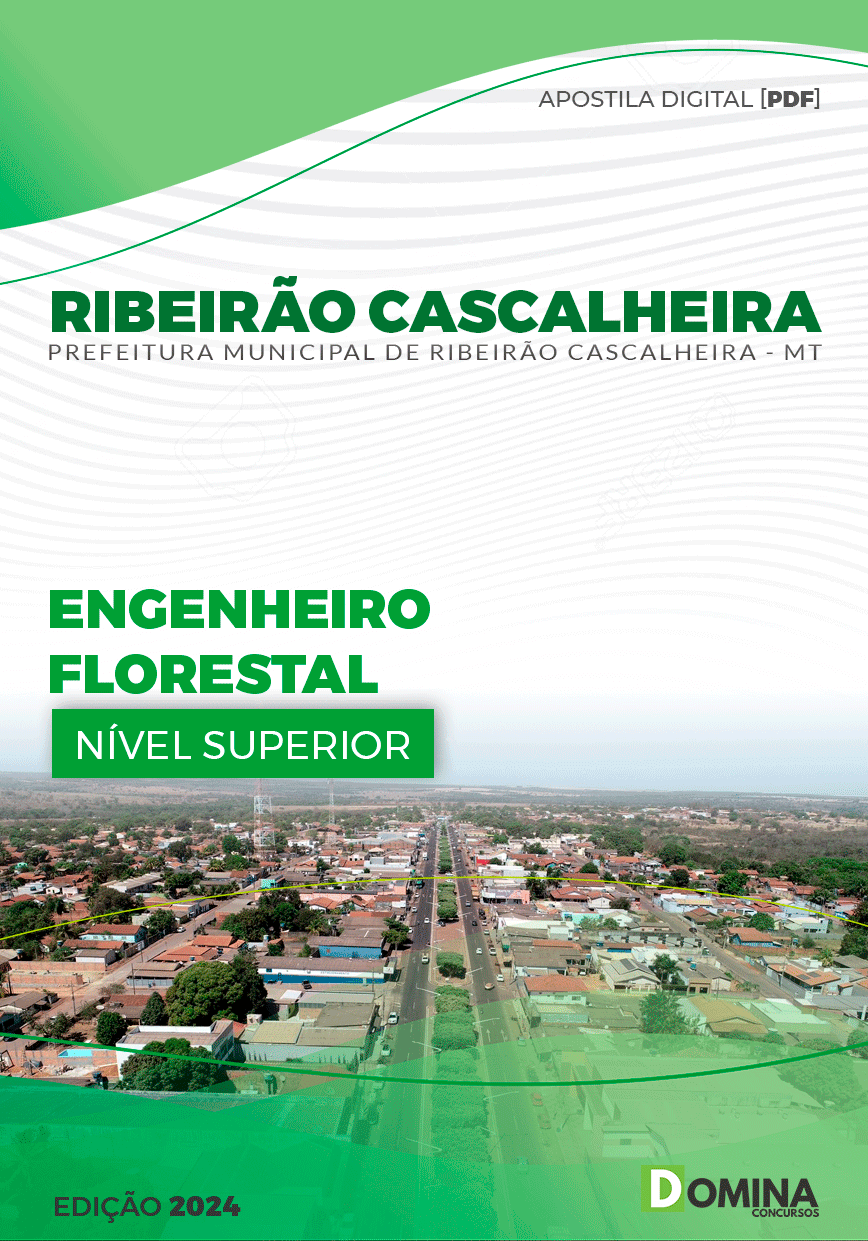 Apostila Pref Ribeirão Cascalheira MT 2024 Engenheiro Florestal