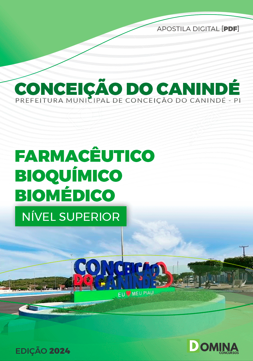 Apostila Pref Conceição do Canindé PI 2024 Farmacêutico Bioquímico