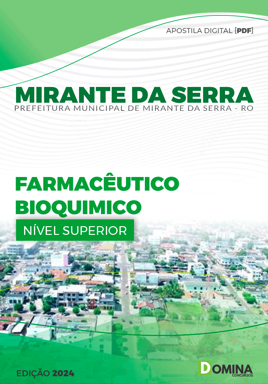 Apostila Pref Mirante da Serra RO 2024 Farmacêutico Bioquímico