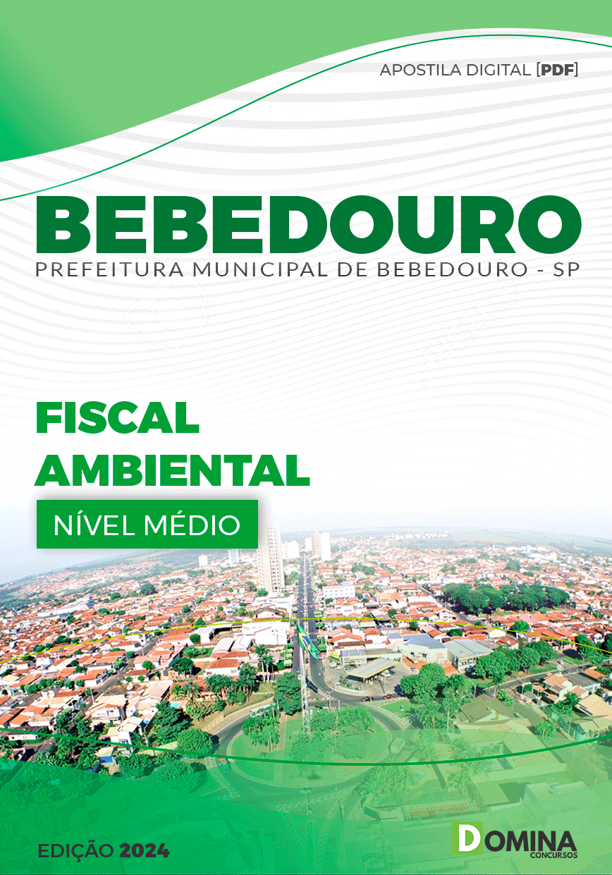 Apostila Pref Bebedouro SP 2024 Fiscal Ambiental