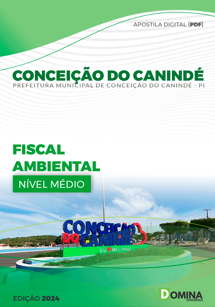 Apostila Pref Conceição do Canindé PI 2024 Fiscal Ambiental