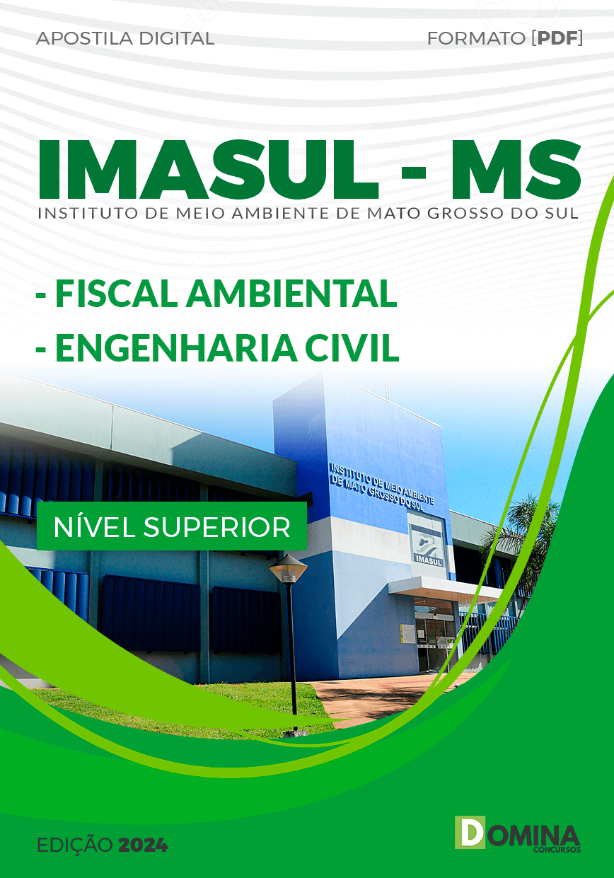 Apostila IMASUL 2024 Fiscal Ambiental Engenharia Civil