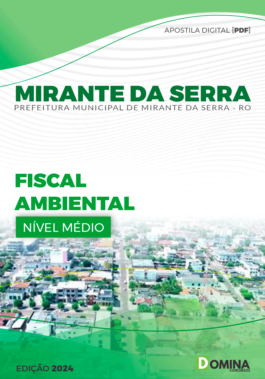 Apostila Pref Mirante da Serra RO 2024 Fiscal Ambiental
