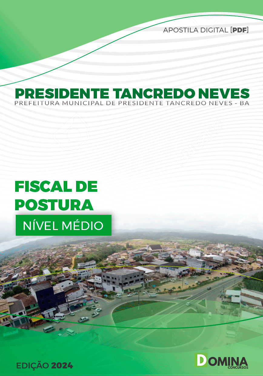 Apostila Pref Pres Tancredo Neves BA 2024 Fiscal de Postura