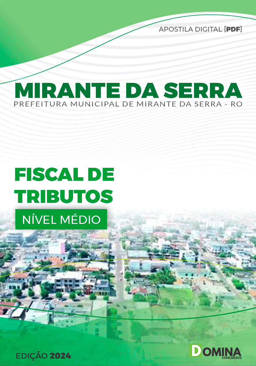 Apostila Pref Mirante da Serra RO 2024 Fiscal de Tributos