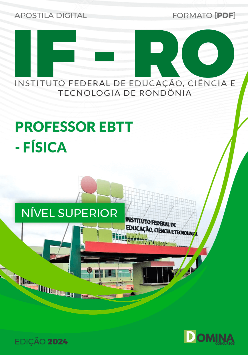 Apostila IFRO 2024 Professor EBTT Física