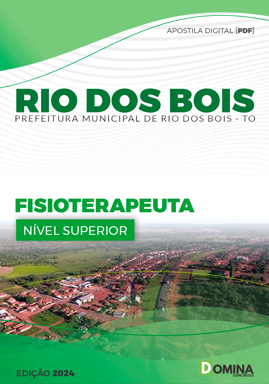 Apostila Pref Rio dos Bois TO 2024 Fisioterapeuta
