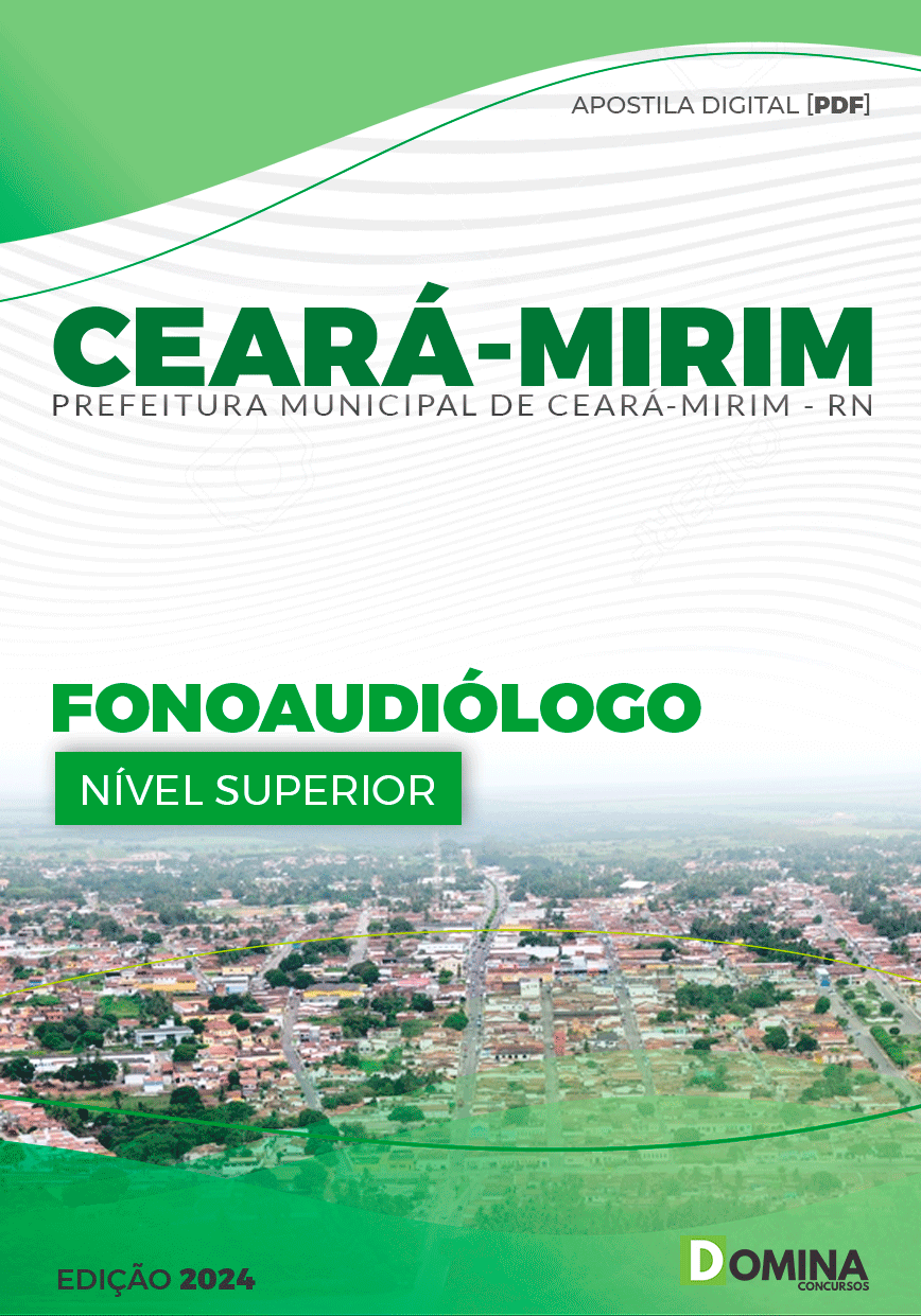 Apostila Pref Ceará Mirim RN 2024 Fonoaudiólogo