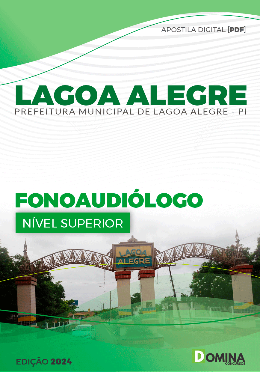 Apostila Prefeitura Lagoa Alegre PI 2024 Fonoaudiólogo