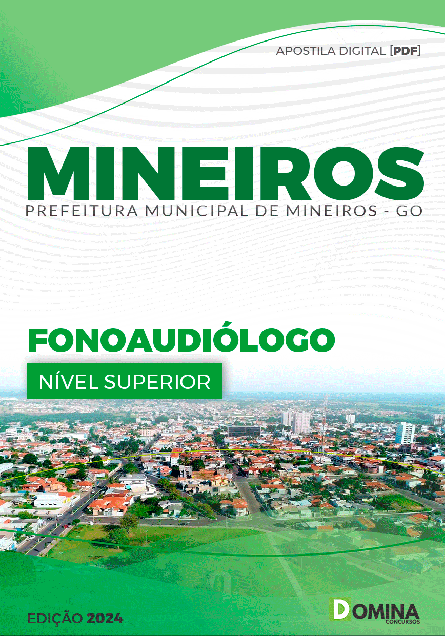 Apostila Prefeitura Mineiros GO 2024 Fonoaudiólogo