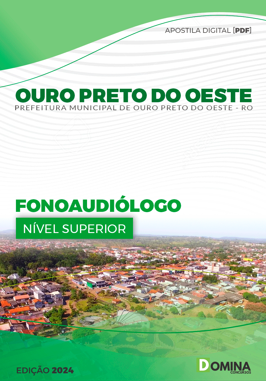 Apostila Pref Ouro Preto do Oeste RO 2024 Fonoaudiólogo