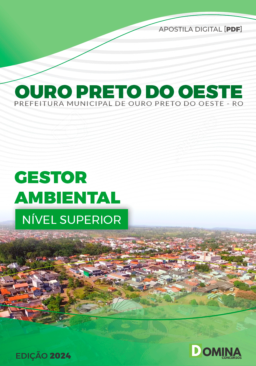 Apostila Pref Ouro Preto do Oeste RO 2024 Gestor Ambiental