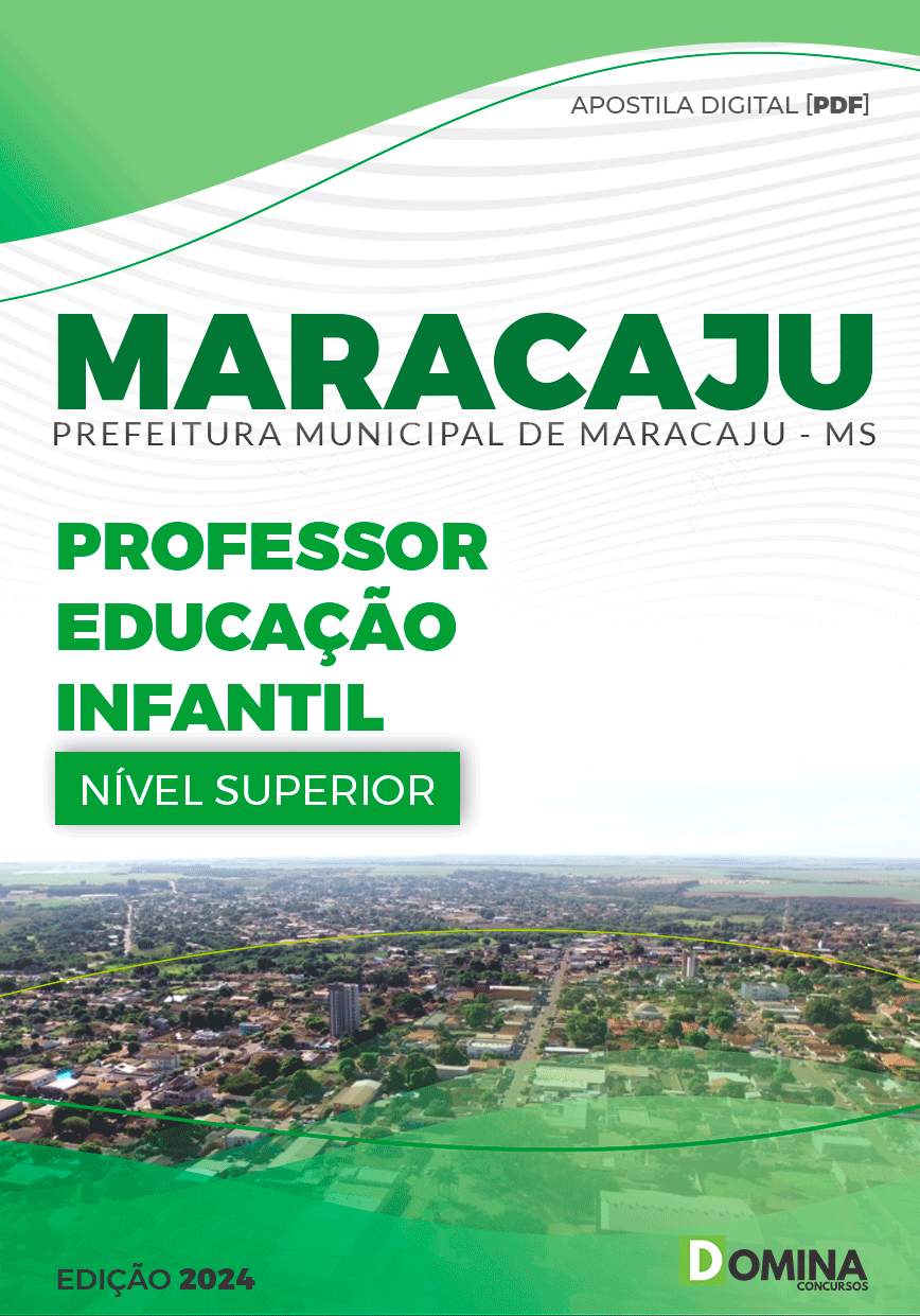 Apostila Pref Maracaju MS 2024 Professor Educação Infantil