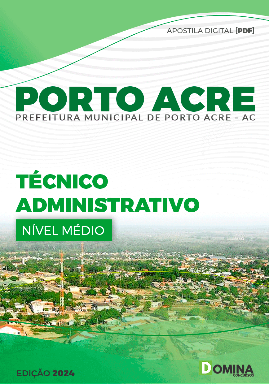 Apostila Prefeitura Porto Acre AC 2024 Técnico Administrativo