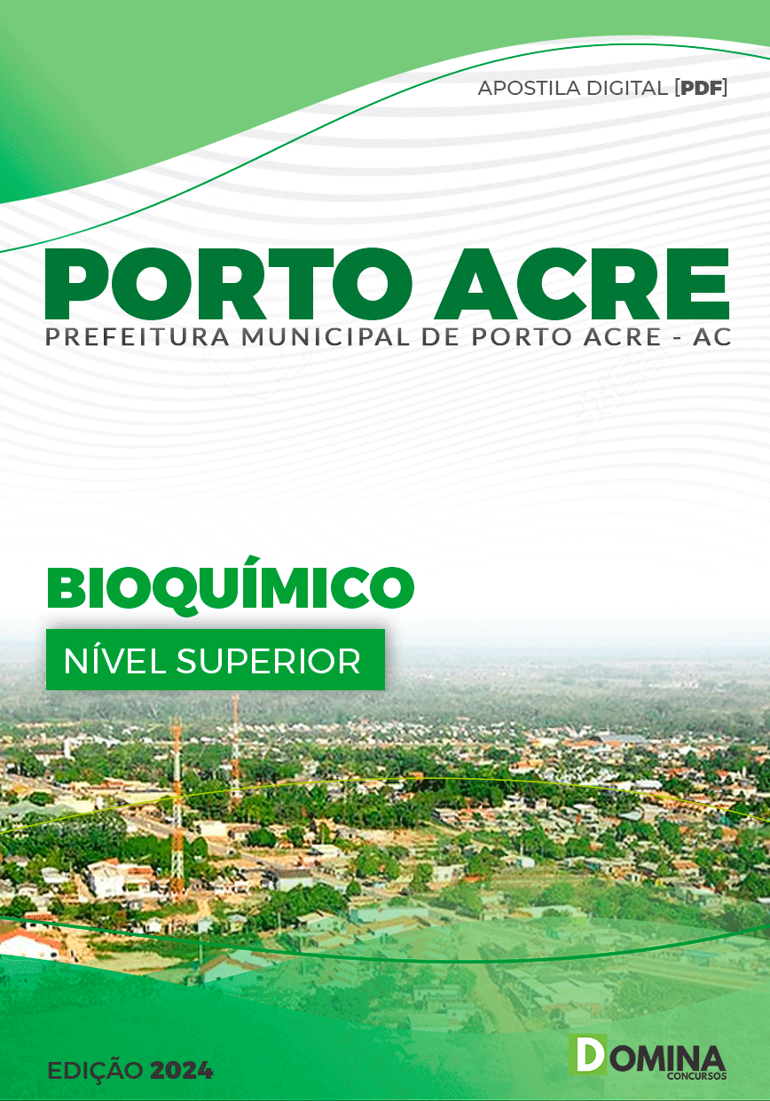 Apostila Prefeitura Porto Acre AC 2024 Bioquímico