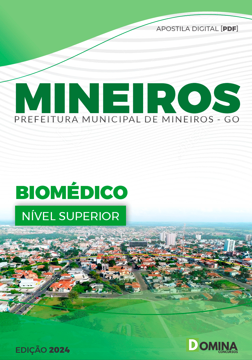Apostila Prefeitura Mineiros GO 2024 Biomédico