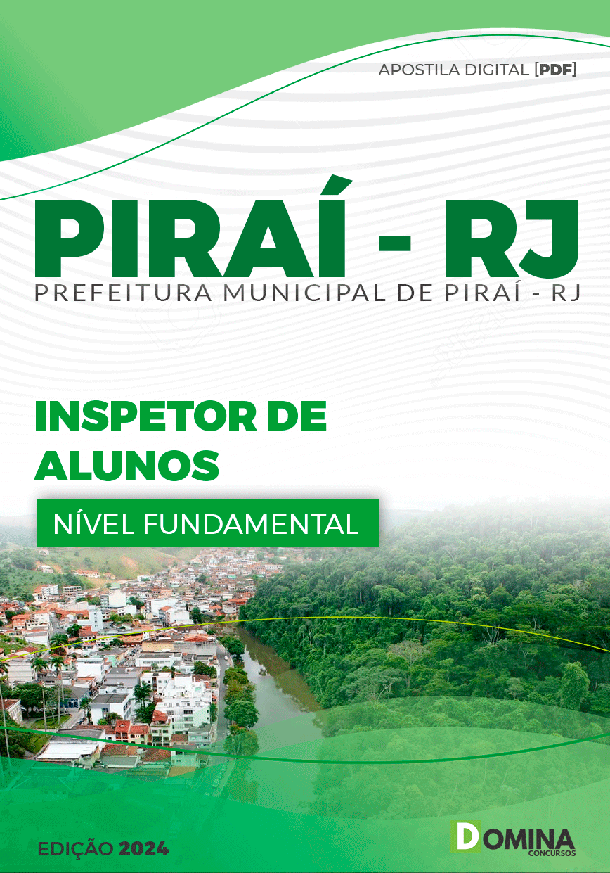 Apostila Pref Piraí RJ 2024 Inspetor De Alunos