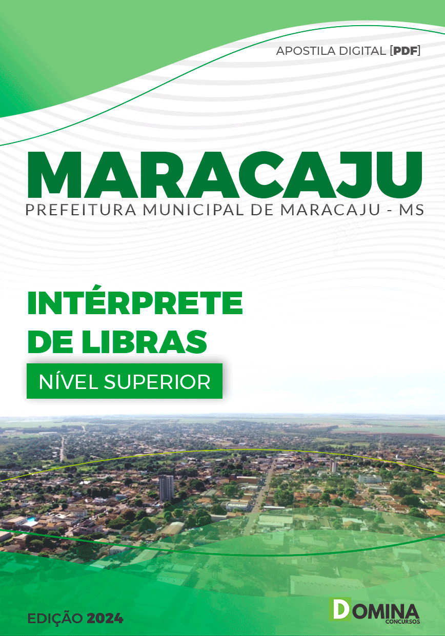 Apostila Pref Maracaju MS 2024 Intérprete De Libras