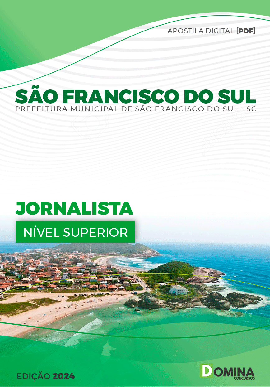Pref São Francisco do Sul SC 2024 Jornalista