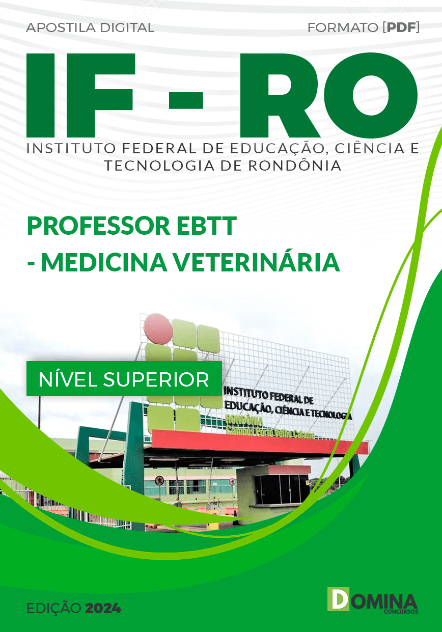 Apostila IFRO 2024 Professor EBTT Medicina Veterinária