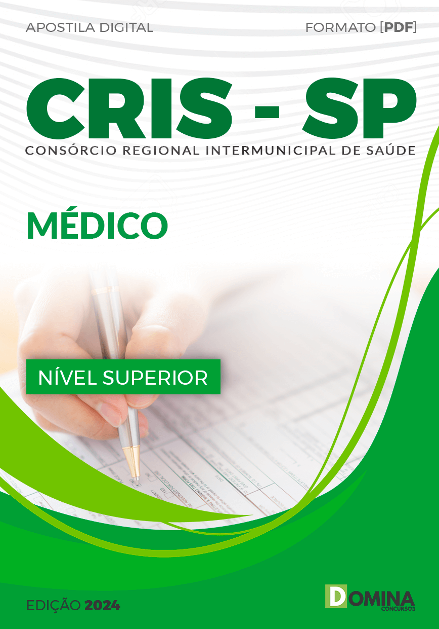Apostila Concurso CRIS SP 2024 Médico