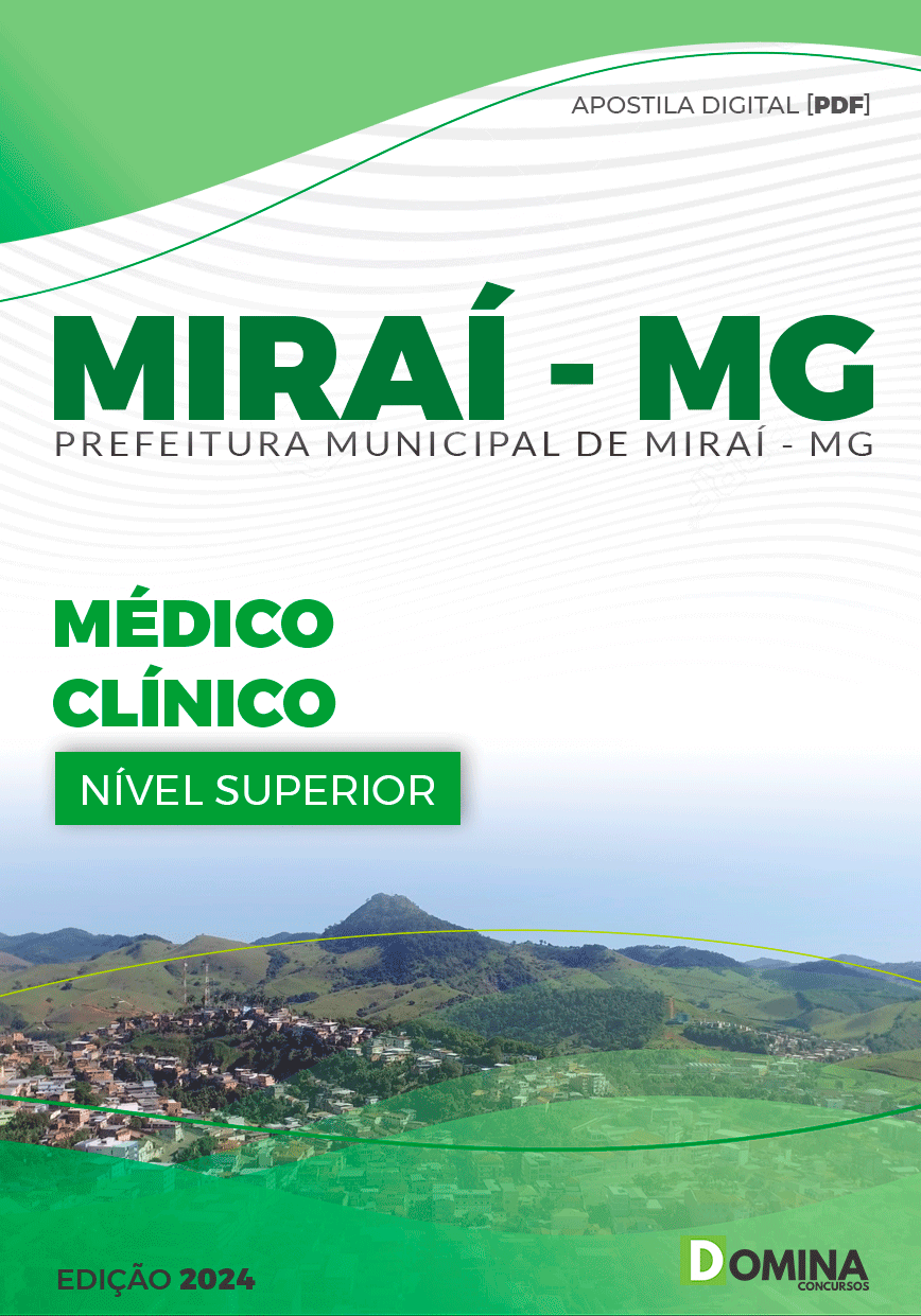 Apostila Pref Miraí MG 2024 Médico Clínico