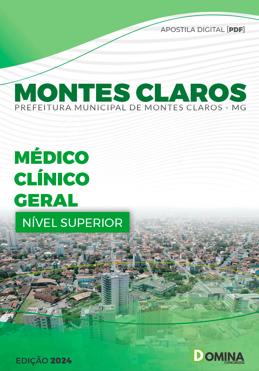 Apostila Prefeitura Montes Claros MG 2024 Médico Clínico Geral