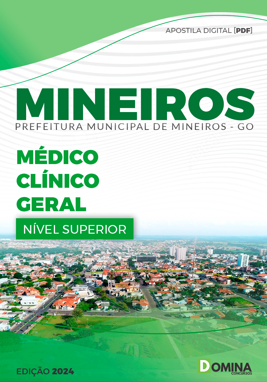 Apostila Prefeitura Mineiros GO 2024 Médico Clínico Geral