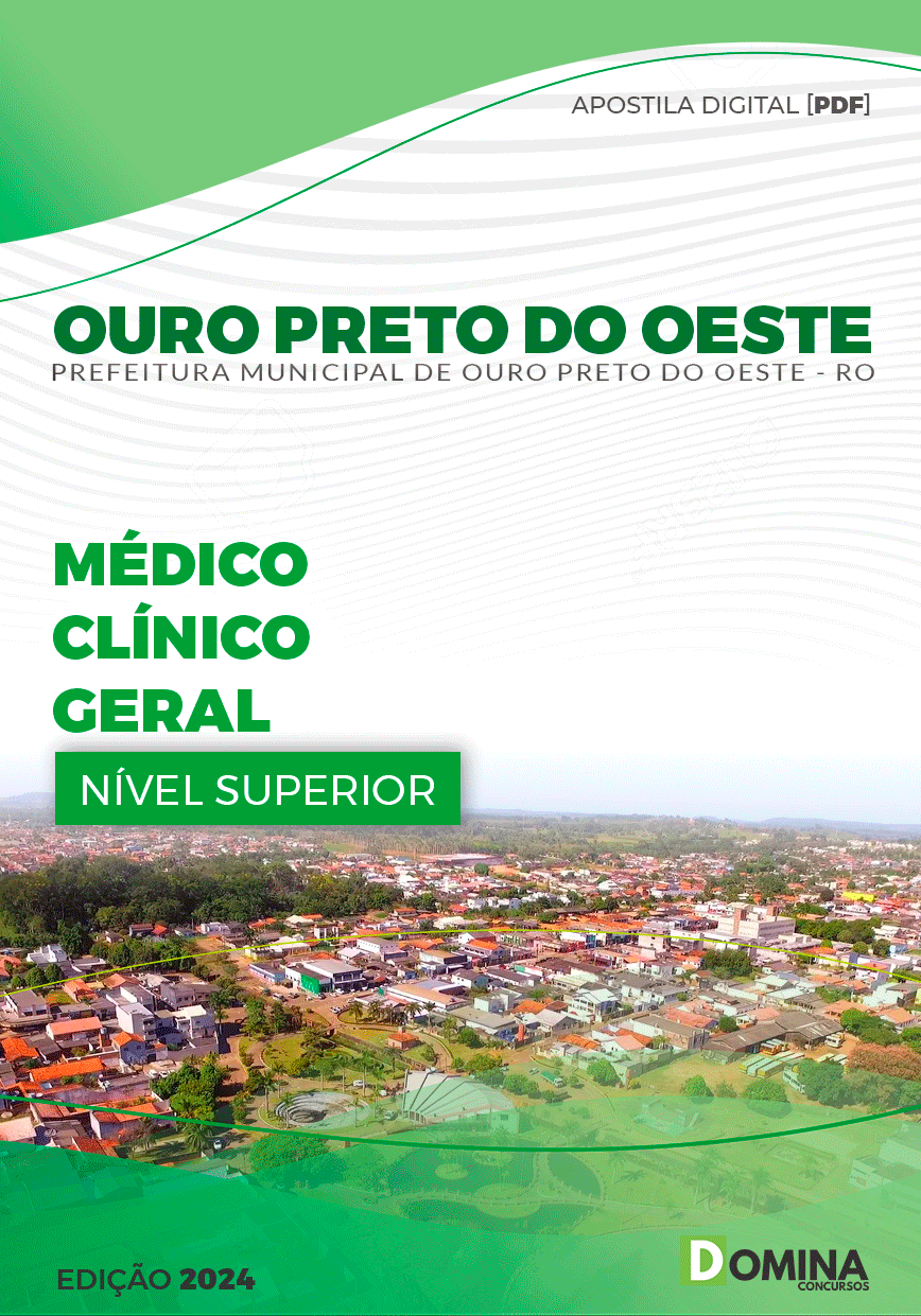 Apostila Pref Ouro Preto do Oeste RO 2024 Médico Clínico Geral