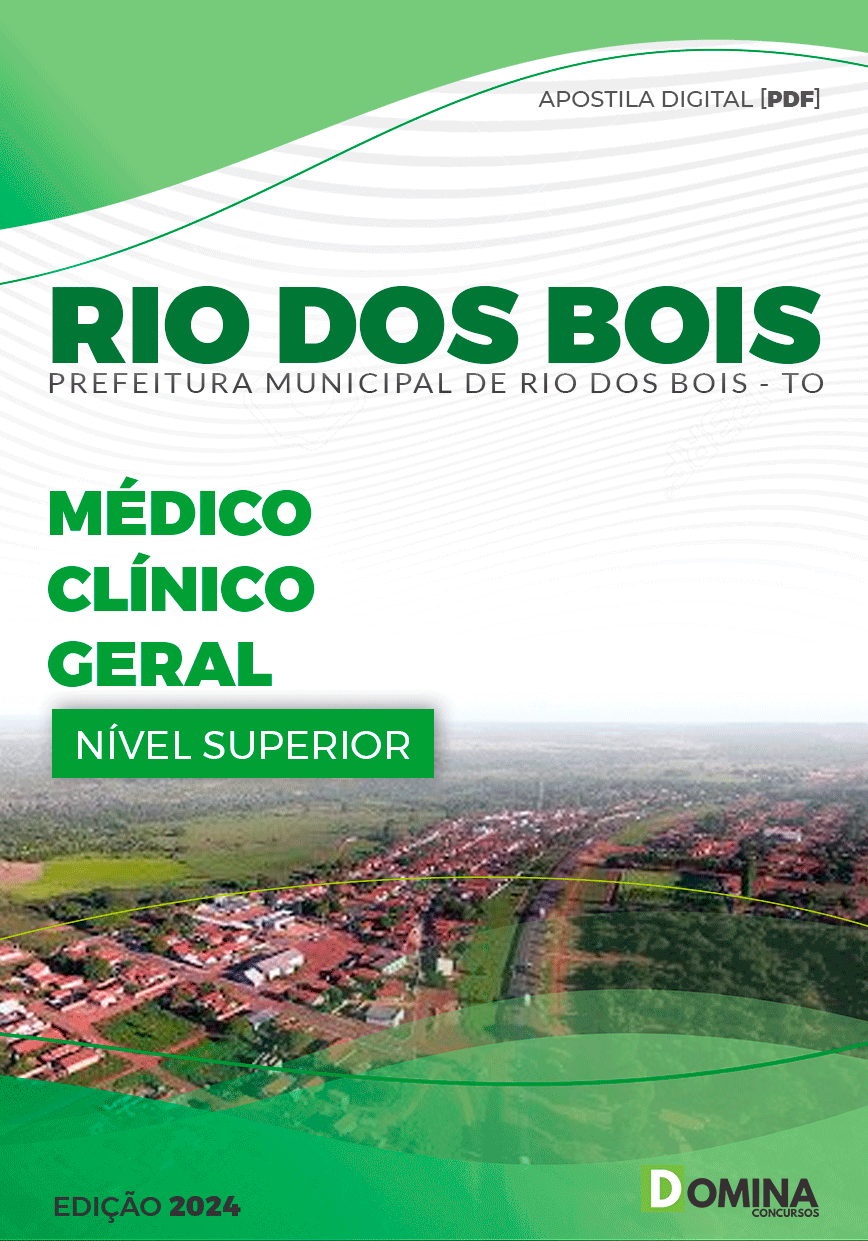 Apostila Pref Rio dos Bois TO 2024 Médico Clínico Geral