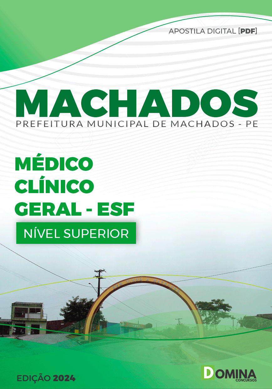 Apostila Pref Machados PE 2024 Médico Clínico Geral