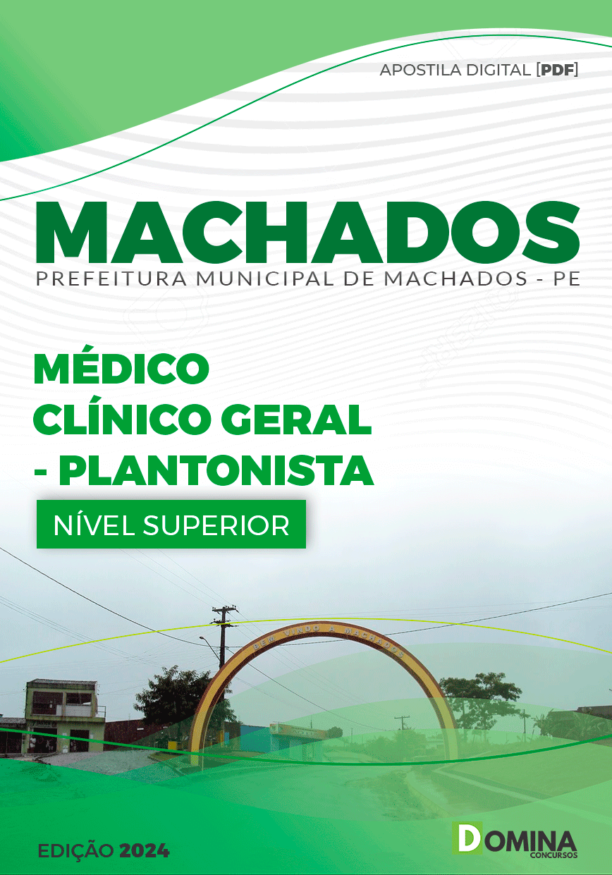 Apostila Pref Machados PE 2024 Médico Clínico Geral Plantonista