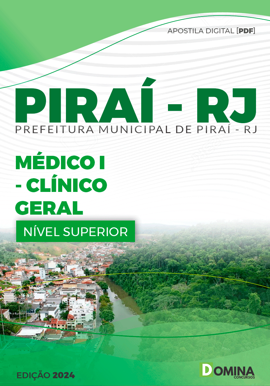 Apostila Pref Piraí RJ 2024 Médico I Clínico Geral