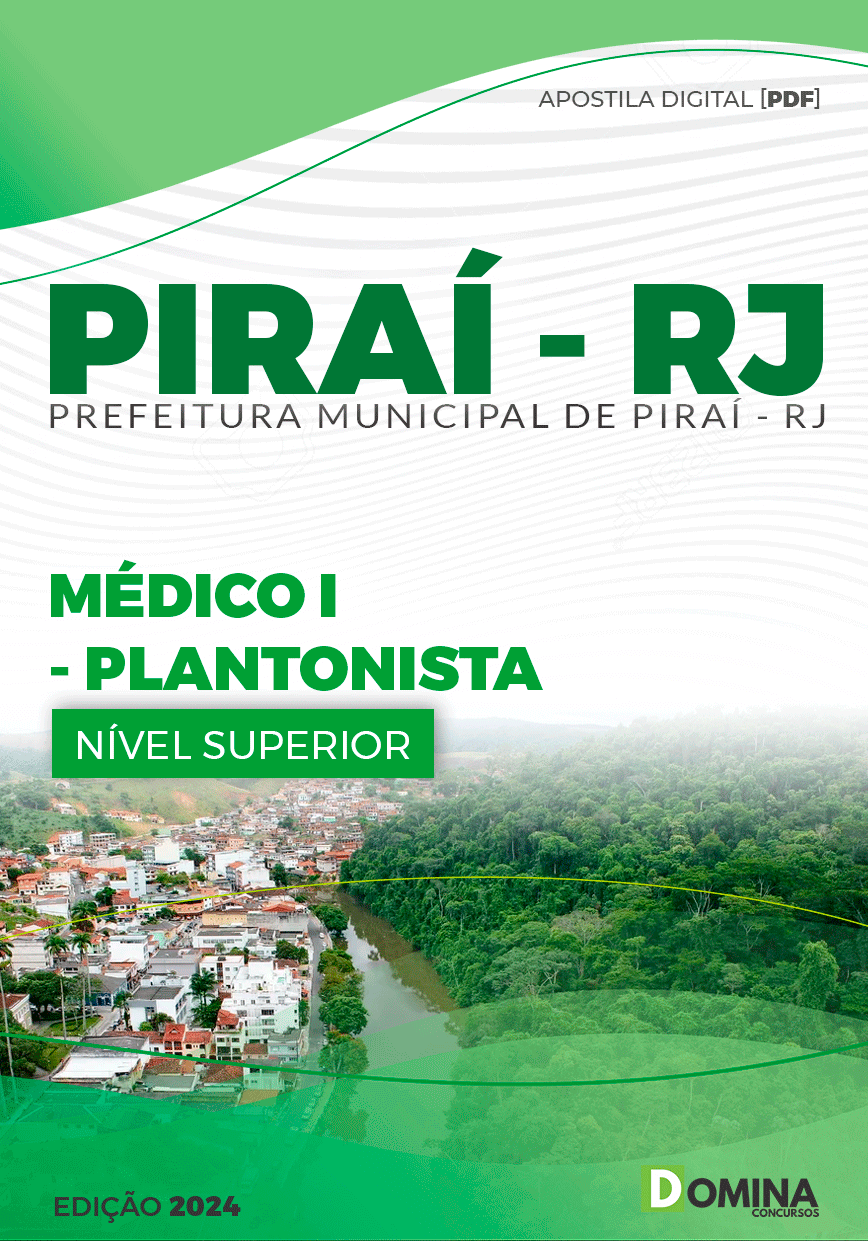 Apostila Pref Piraí RJ 2024 Médico I Plantonista