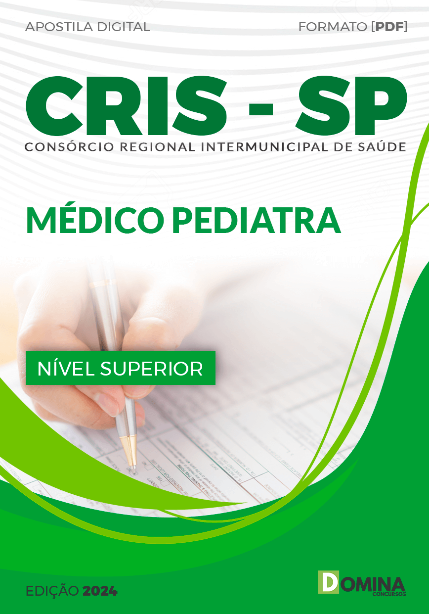 Apostila Concurso CRIS SP 2024 Médico Pediatra