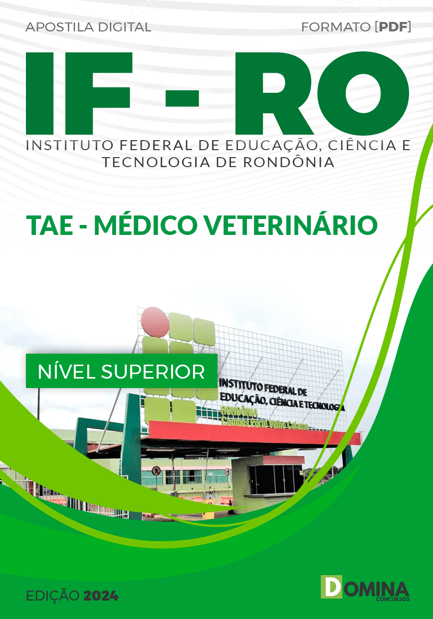 Apostila Concurso IFRO 2024 Médico Veterinário
