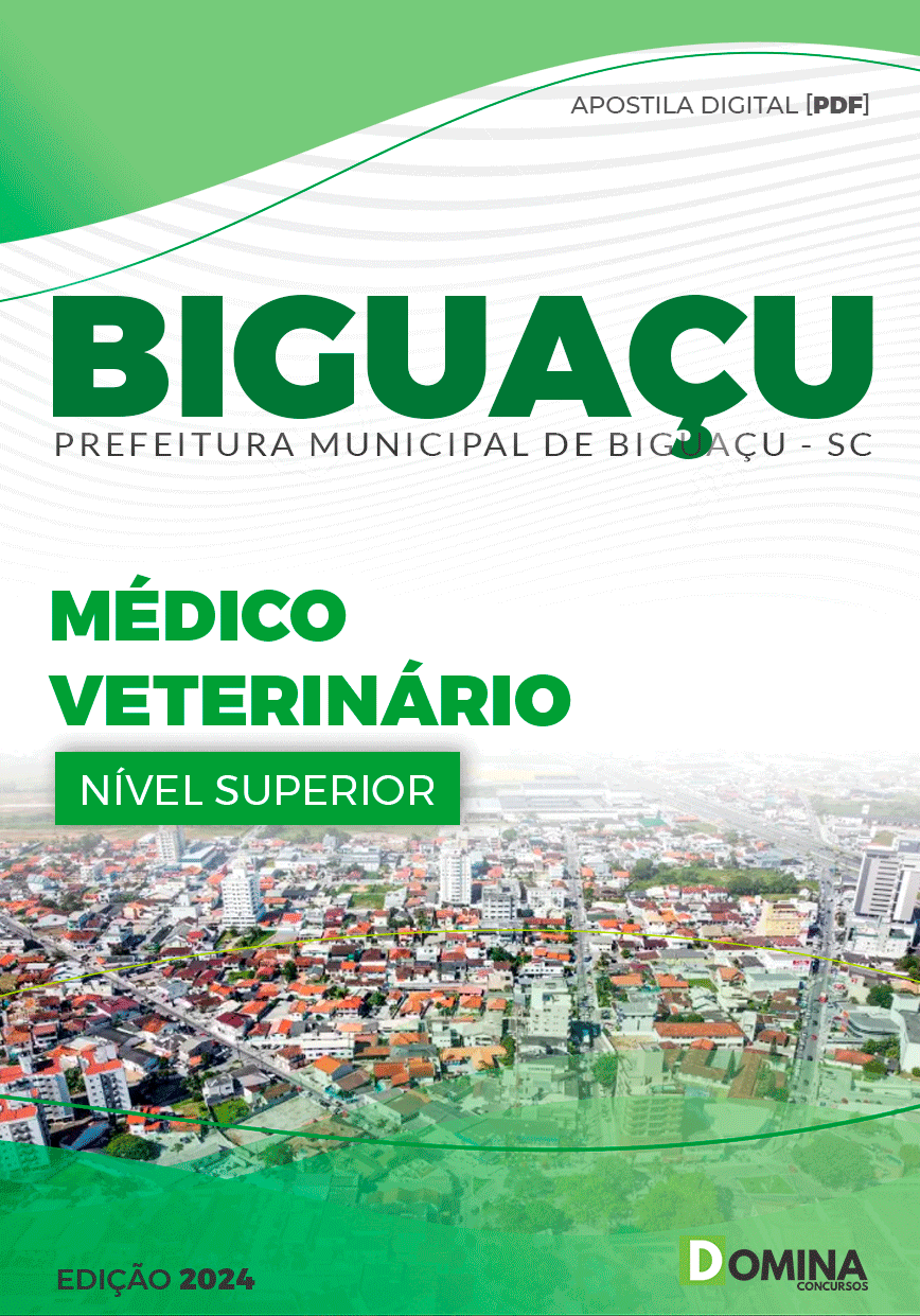 Apostila Prefeitura Biguaçu SC 2024 Médico Veterinário