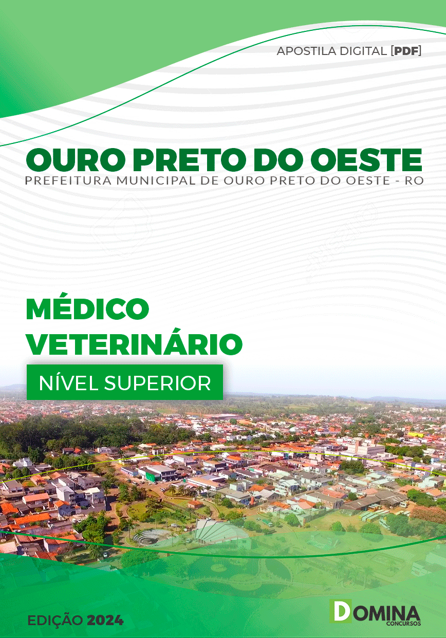 Apostila Pref Ouro Preto do Oeste RO 2024 Médico Veterinário