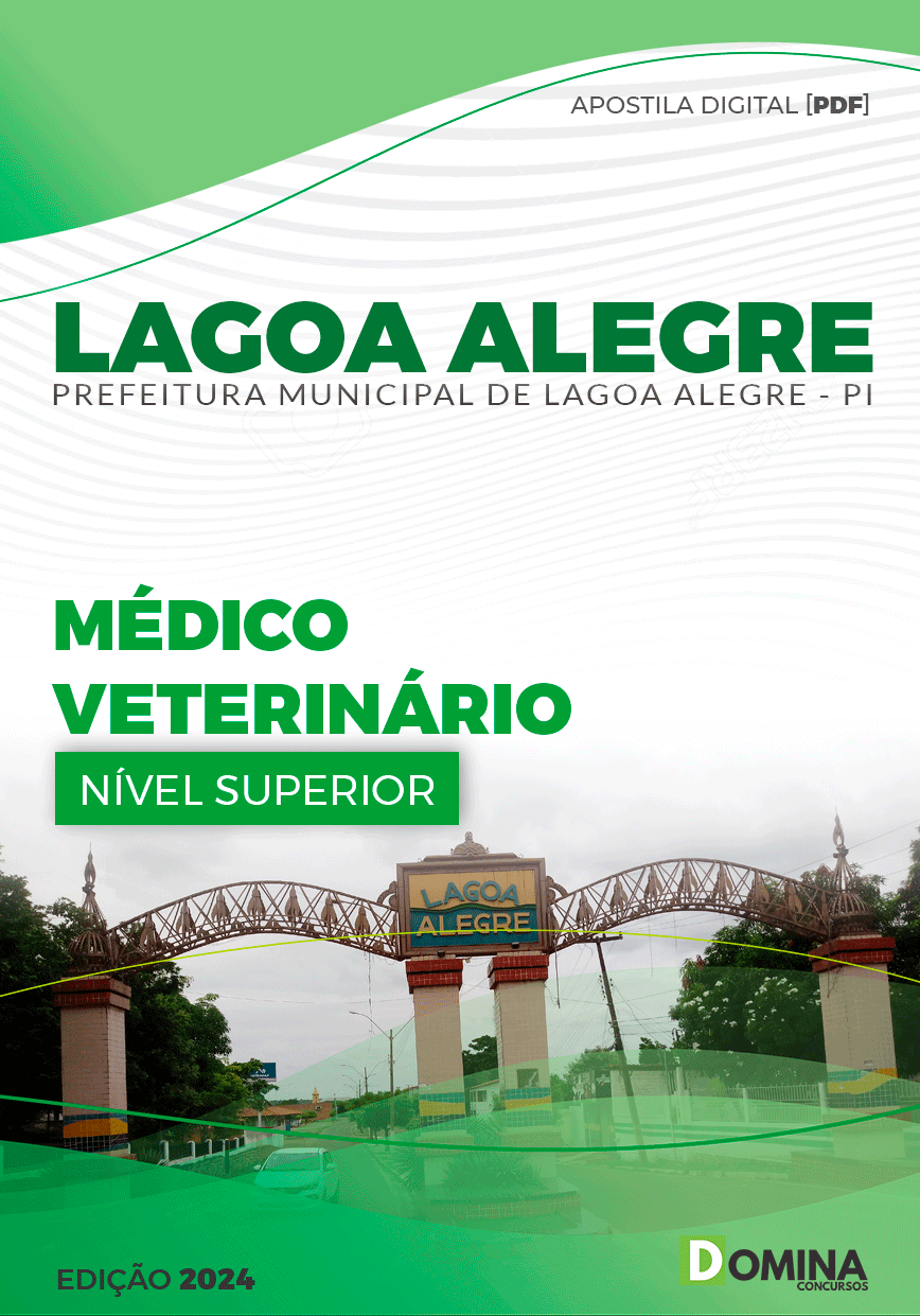 Apostila Prefeitura Lagoa Alegre PI 2024 Médico Veterinário