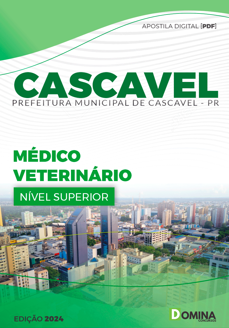 Apostila Prefeitura Cascavel PR 2024 Médico Veterinário