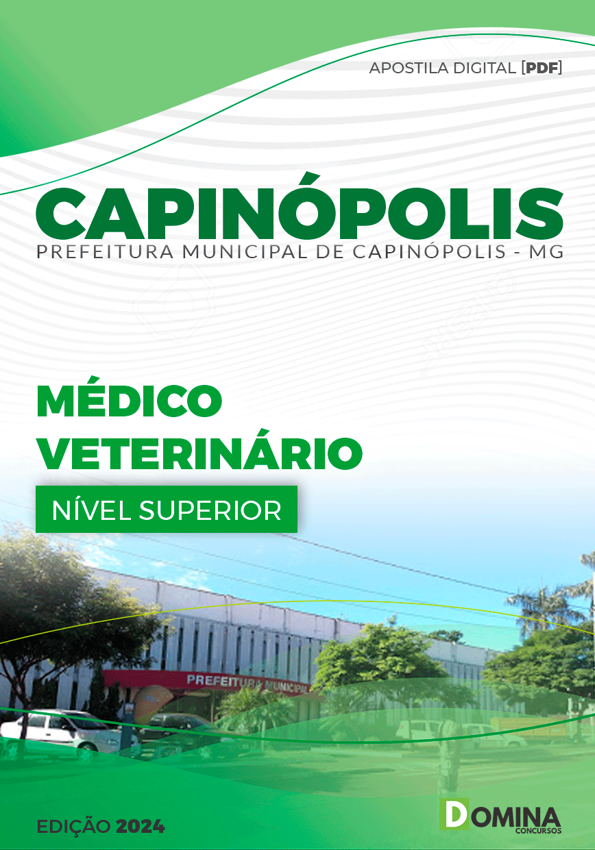 Apostila Prefeitura Capinópolis MG 2024 Médico Veterinário