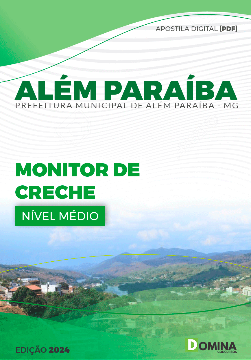 Apostila Prefeitura Além Paraíba MG 2024 Monitor de Creche