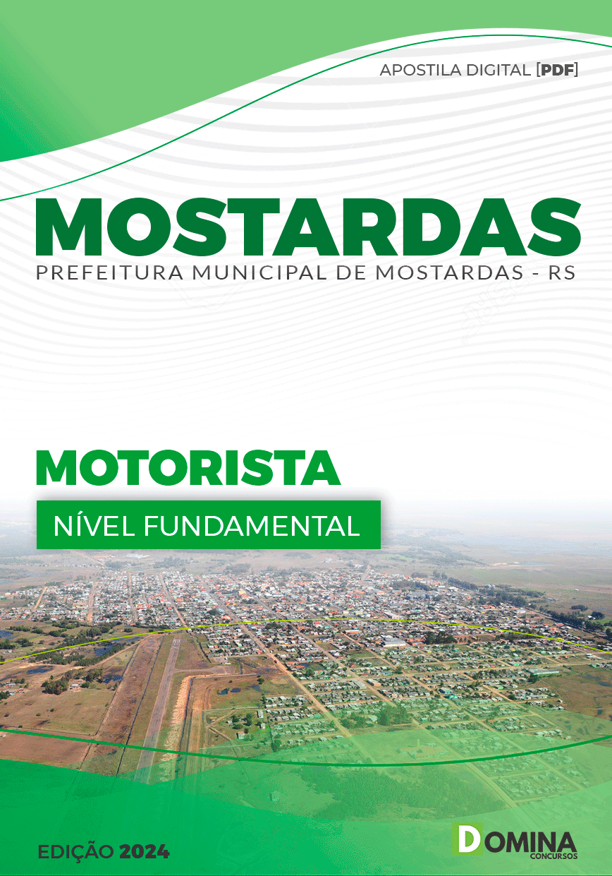Apostila Prefeitura Mostardas RS 2024 Motorista