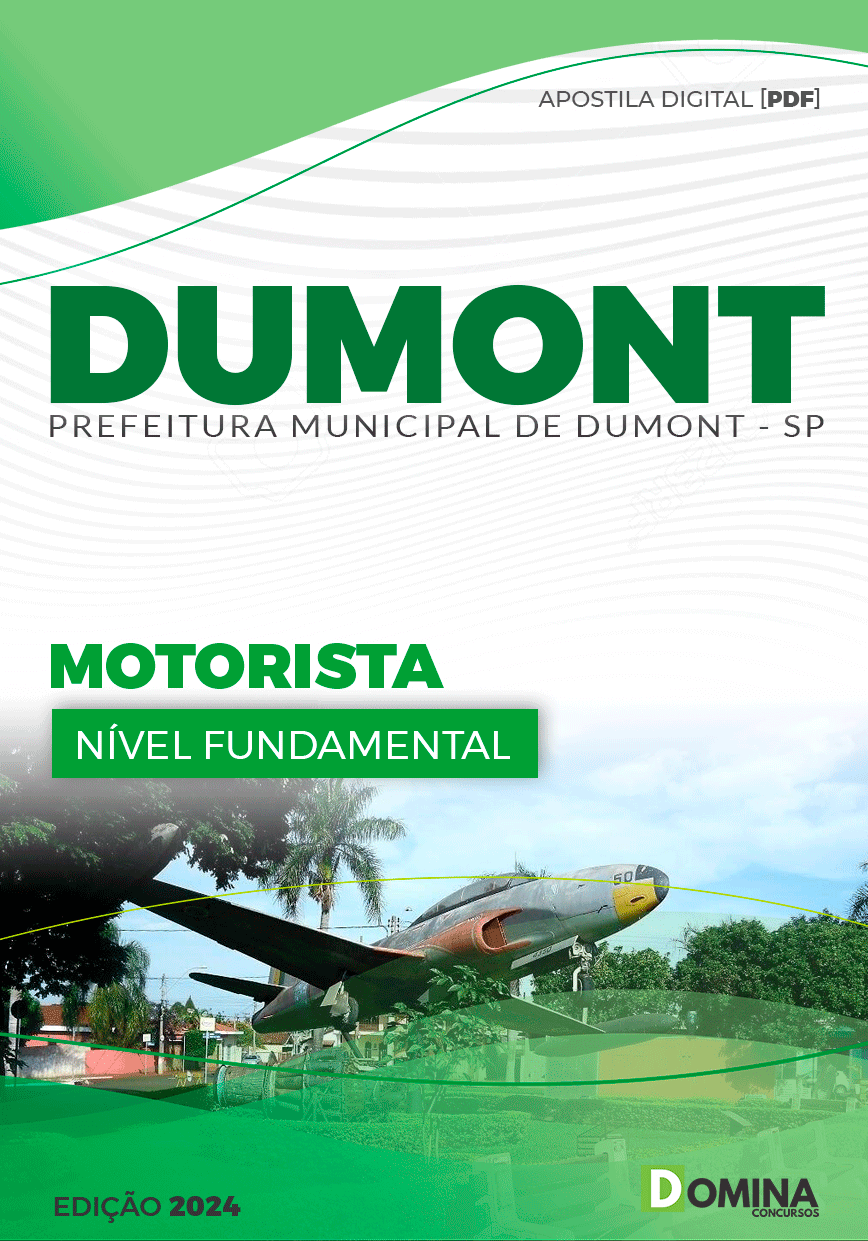 Apostila Pref Dumont SP 2024 Motorista