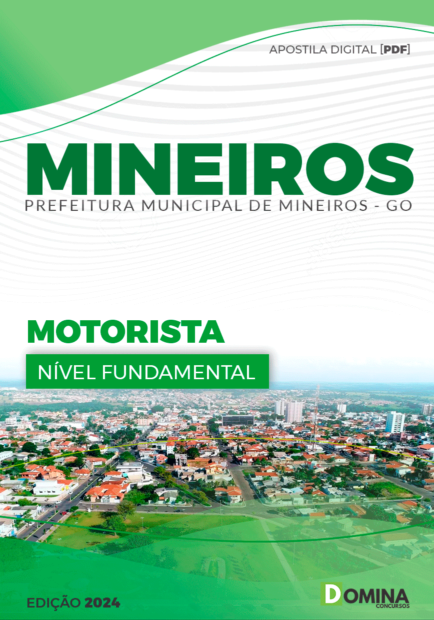 Apostila Prefeitura Mineiros GO 2024 Motorista