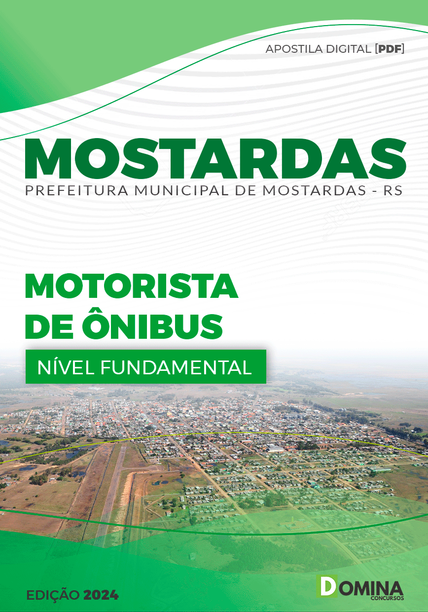 Apostila Prefeitura Mostardas RS 2024 Motorista de Ônibus
