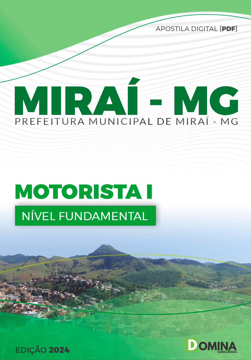 Apostila Pref Miraí MG 2024 Motorista I