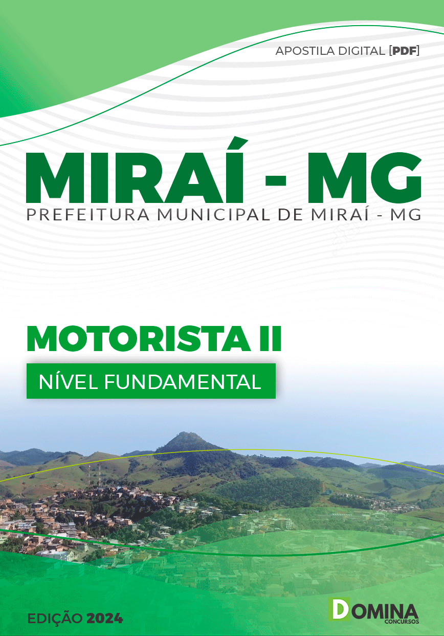 Apostila Pref Miraí MG 2024 Motorista II