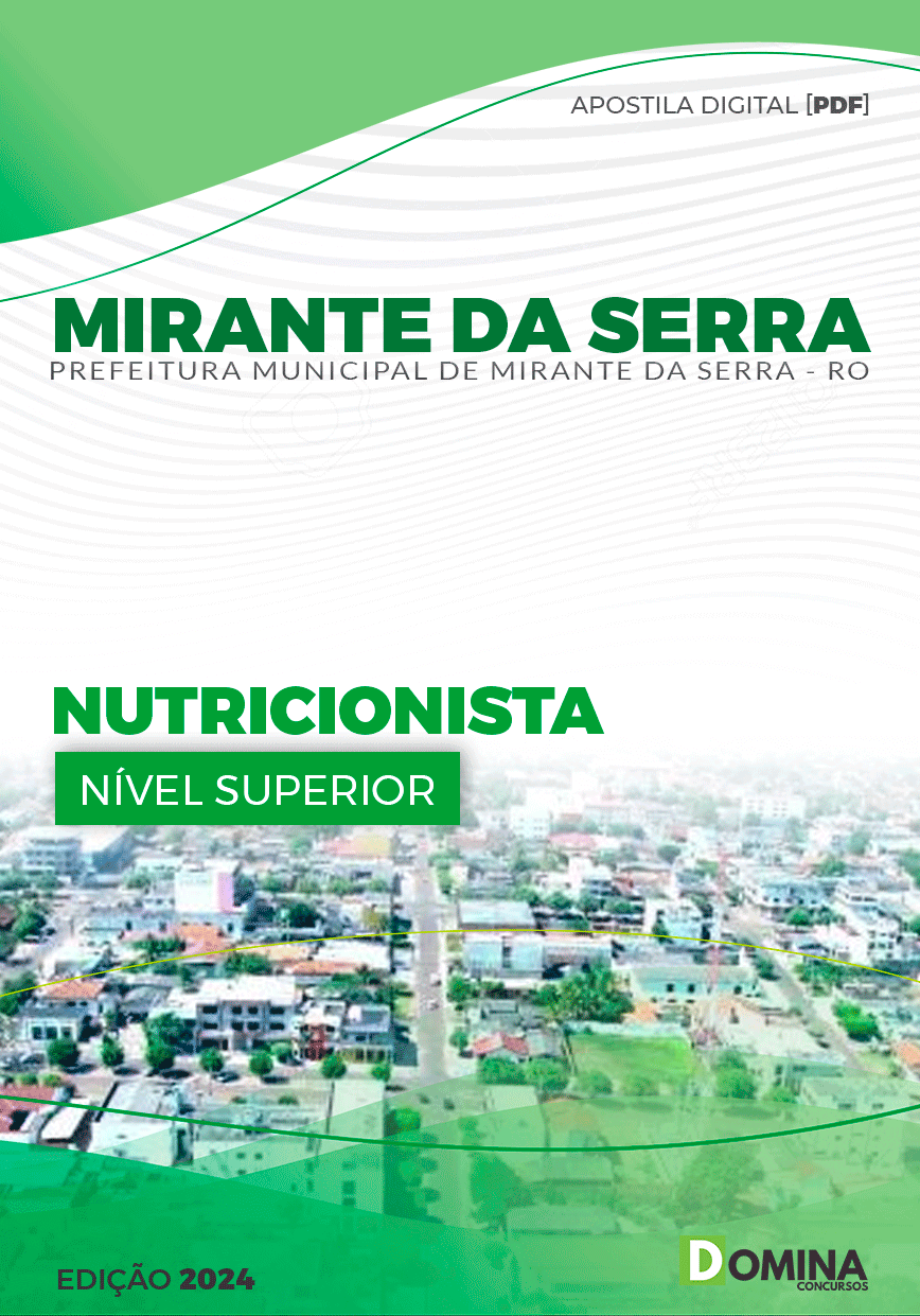 Apostila Pref Mirante da Serra RO 2024 Nutricionista
