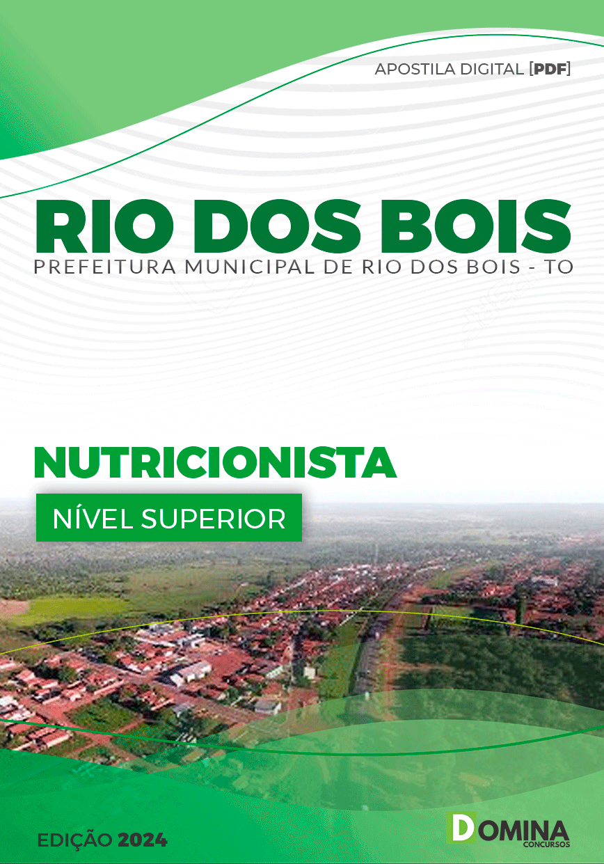 Apostila Pref Rio dos Bois TO 2024 Nutricionista